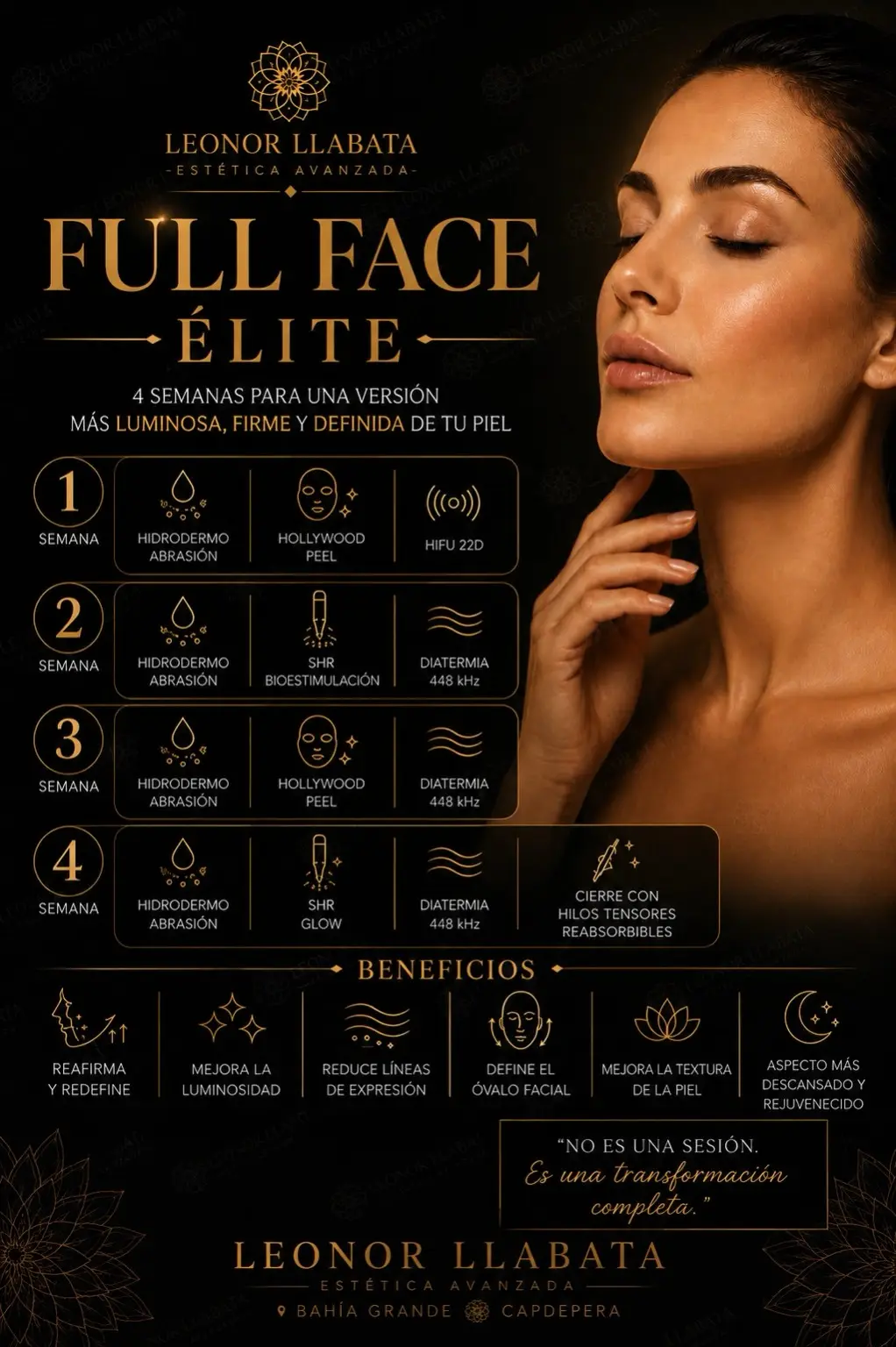FULL FACE ÉLITE: 4 semanas para transformar tu piel · Estética Avanzada Leonor Llabata